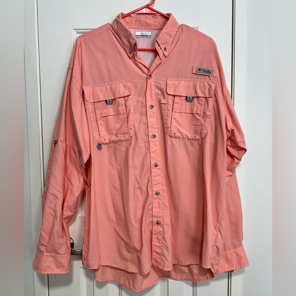 Columbia Coral Button-Up Shirt